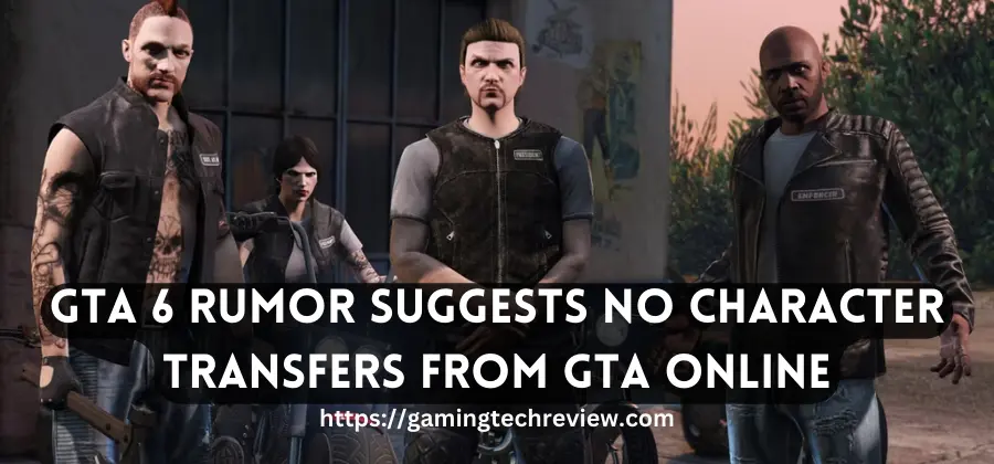 GTA 6 Rumor Suggests No Character Transfers from GTA Online